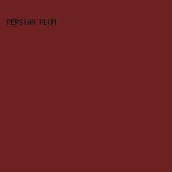 6E2123 - Persian Plum color image preview