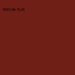 6F1F16 - Persian Plum color image preview