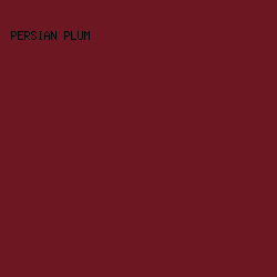 6d1722 - Persian Plum color image preview