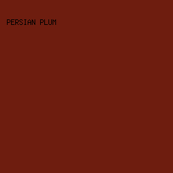 6e1d0f - Persian Plum color image preview
