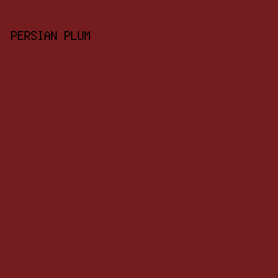 741C1E - Persian Plum color image preview