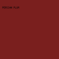 7A1F1E - Persian Plum color image preview