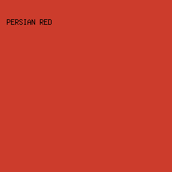CC3C2C - Persian Red color image preview