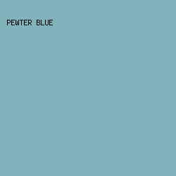82B3BD - Pewter Blue color image preview
