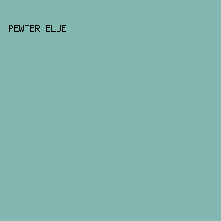 82B8AF - Pewter Blue color image preview
