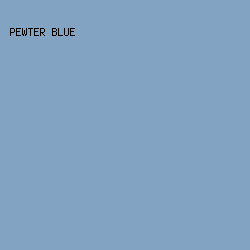 82a3c1 - Pewter Blue color image preview