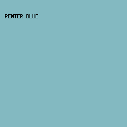 83b9c1 - Pewter Blue color image preview