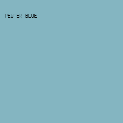 84B5C1 - Pewter Blue color image preview