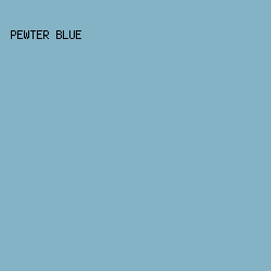 85B3C6 - Pewter Blue color image preview