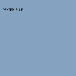 85a3c0 - Pewter Blue color image preview