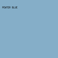 85aec8 - Pewter Blue color image preview