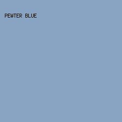 89A4C3 - Pewter Blue color image preview