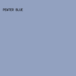 92a1c0 - Pewter Blue color image preview