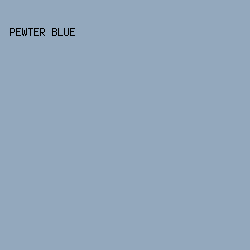 93A8BD - Pewter Blue color image preview