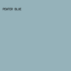 95b2ba - Pewter Blue color image preview