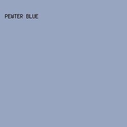 98A5C0 - Pewter Blue color image preview