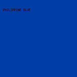 003DA5 - Philippine Blue color image preview