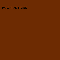 6D2B02 - Philippine Bronze color image preview