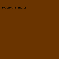 6a3400 - Philippine Bronze color image preview