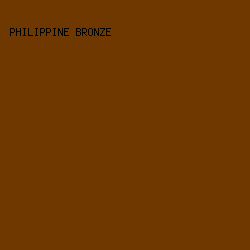 6f3800 - Philippine Bronze color image preview