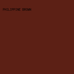5C2015 - Philippine Brown color image preview