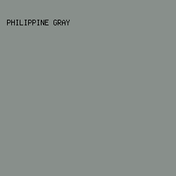 888f8b - Philippine Gray color image preview
