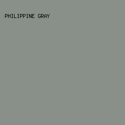 898F89 - Philippine Gray color image preview