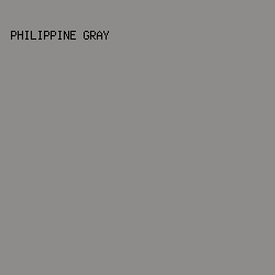 8D8C8B - Philippine Gray color image preview