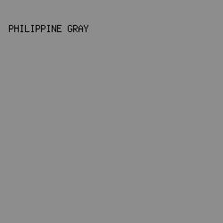 8D8D8D - Philippine Gray color image preview