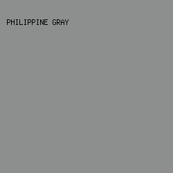 8D8F8F - Philippine Gray color image preview