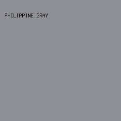 8E8F95 - Philippine Gray color image preview