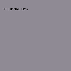 8F8A94 - Philippine Gray color image preview