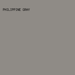 8F8B86 - Philippine Gray color image preview