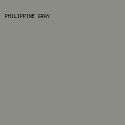 8c8c87 - Philippine Gray color image preview
