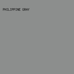 8c8e8d - Philippine Gray color image preview