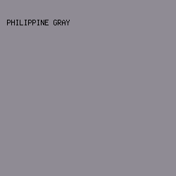 8f8b94 - Philippine Gray color image preview