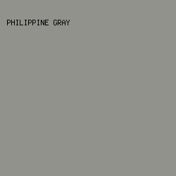 92928d - Philippine Gray color image preview