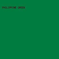 007C40 - Philippine Green color image preview