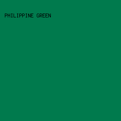 007a4d - Philippine Green color image preview