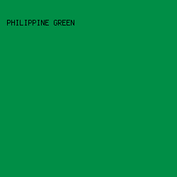 008e46 - Philippine Green color image preview