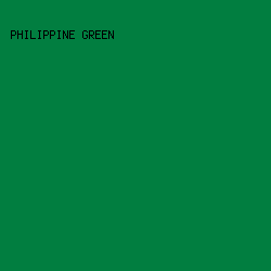 017e40 - Philippine Green color image preview