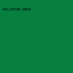 067F3F - Philippine Green color image preview
