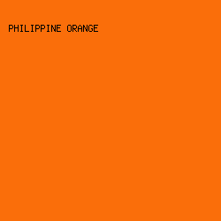 FA6E0A - Philippine Orange color image preview