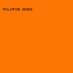 FD7505 - Philippine Orange color image preview