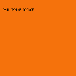f5720c - Philippine Orange color image preview