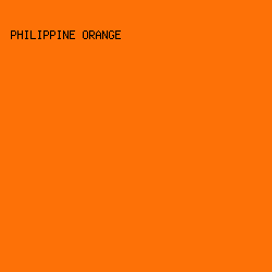 fd7107 - Philippine Orange color image preview