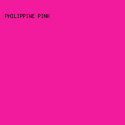 F31B9D - Philippine Pink color image preview