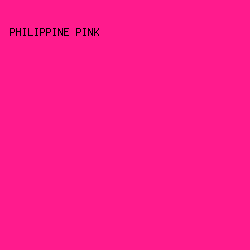 FF1B8D - Philippine Pink color image preview