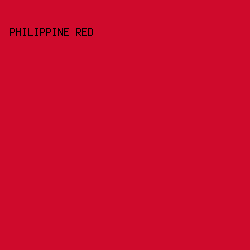 CF0A2C - Philippine Red color image preview