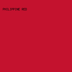 c4122e - Philippine Red color image preview